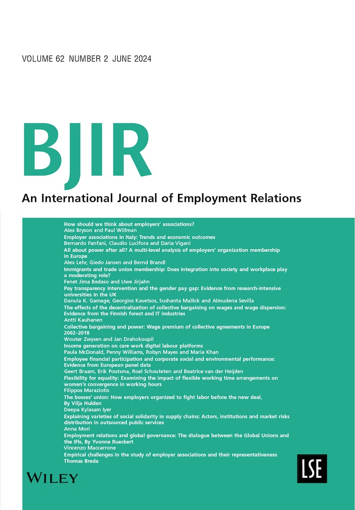 Employment, trade unionism, and class
